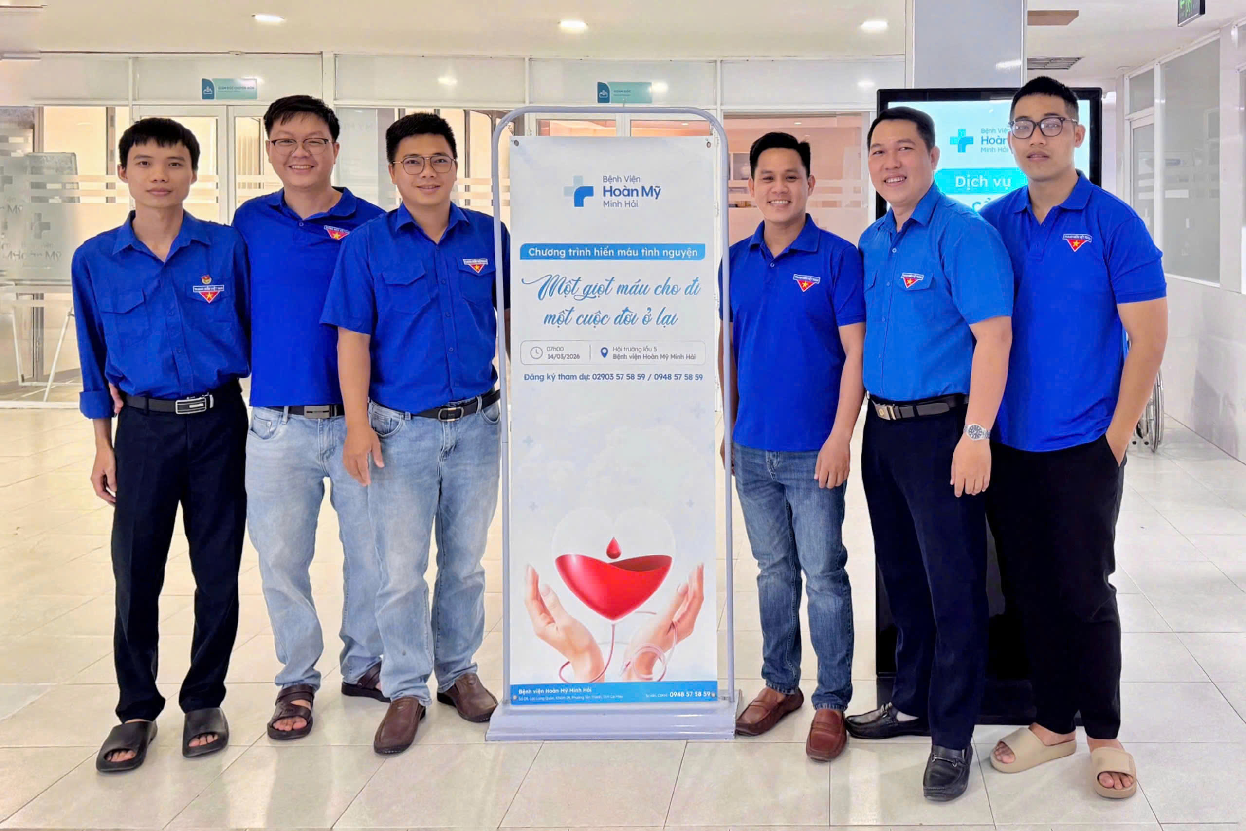 Thanh niên F1687 vip đăng ký tham gia chương trình hiến máu tình nguyện